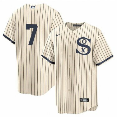 Men's Chicago White Sox Field of Dreams #7 Tim Anderson Cool Base Jersey