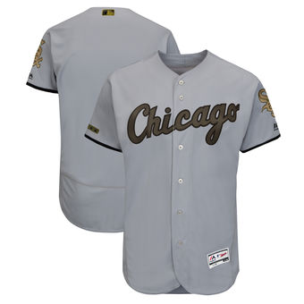 Men's Chicago White Sox Majestic Gray 2018 Memorial Day Authentic Collection Flex Base Team Custom Jersey Men's Chicago White Sox Majestic Gray 2018 Memorial Day Authentic Collection Flex Base Team Custom Jersey