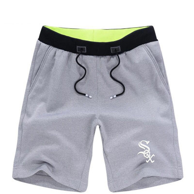 Men's Chicago White Sox Team Logo Grey Baseball Shorts