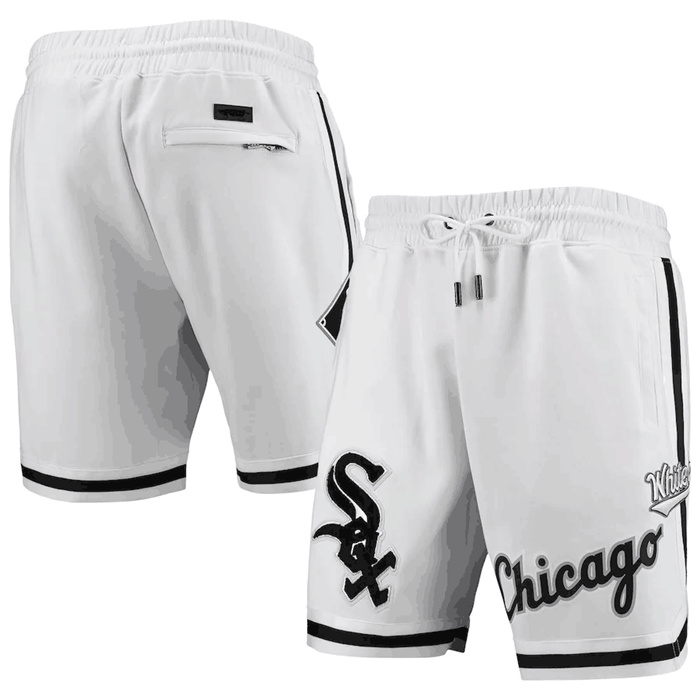 Men's Chicago White Sox White Team Shorts Men's Chicago White Sox White Team Shorts