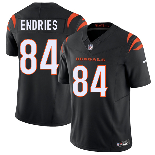 Men's Cincinnati Bengals #84 Jack Endries Black 2026 Draft F.U.S.E. Vapor Untouchable Limited Stitched Football Jersey Men's Cincinnati Bengals #84 Jack Endries Black 2026 Draft F.U.S.E. Vapor Untouchable Limited Stitched Football Jersey