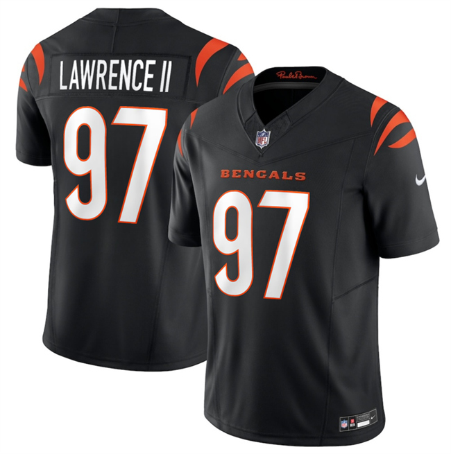 Men's Cincinnati Bengals #97 Dexter Lawrence II Black 2026 F.U.S.E. Vapor Untouchable Limited Stitched Football Jersey Men's Cincinnati Bengals #97 Dexter Lawrence II Black 2026 F.U.S.E. Vapor Untouchable Limited Stitched Football Jersey