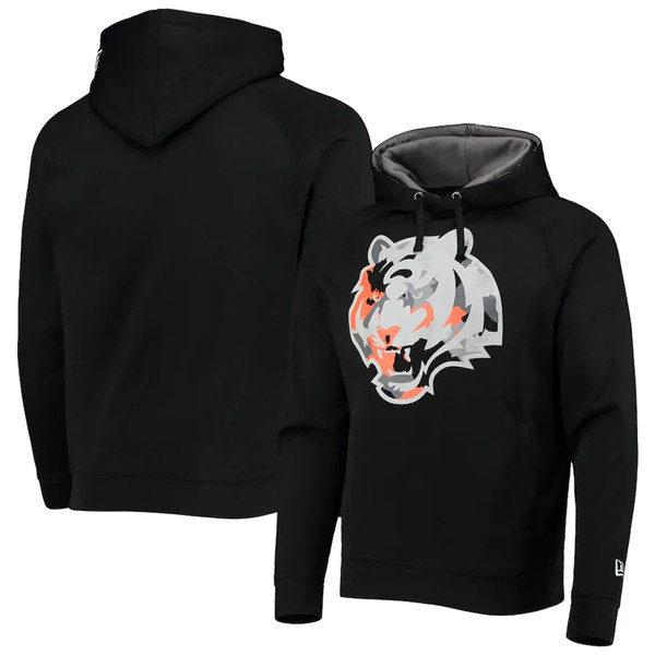 Men's Cincinnati Bengals Black Pullover Hoodie Men's Cincinnati Bengals Black Pullover Hoodie