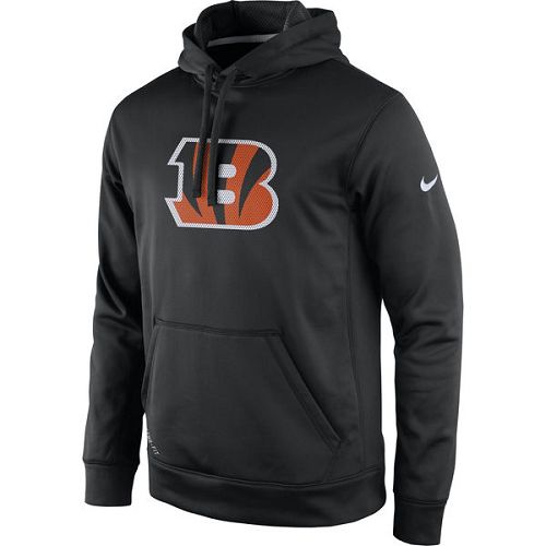 Men's Cincinnati Bengals Nike Black Practice Performance Pullover Hoodie Men's Cincinnati Bengals Nike Black Practice Performance Pullover Hoodie