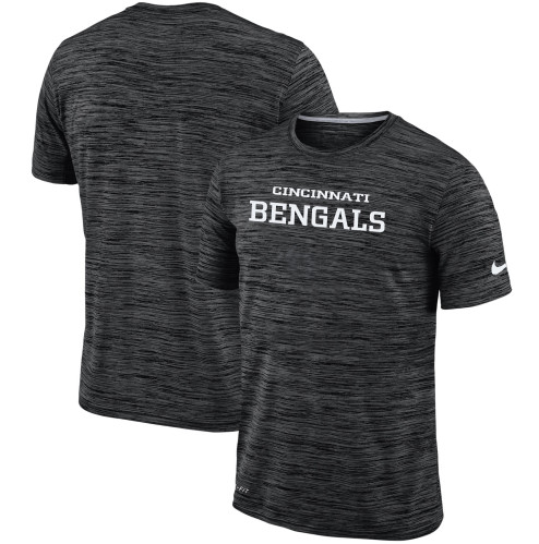 Men's Cincinnati Bengals Nike Black Velocity Performance T-Shirt Men's Cincinnati Bengals Nike Black Velocity Performance T-Shirt