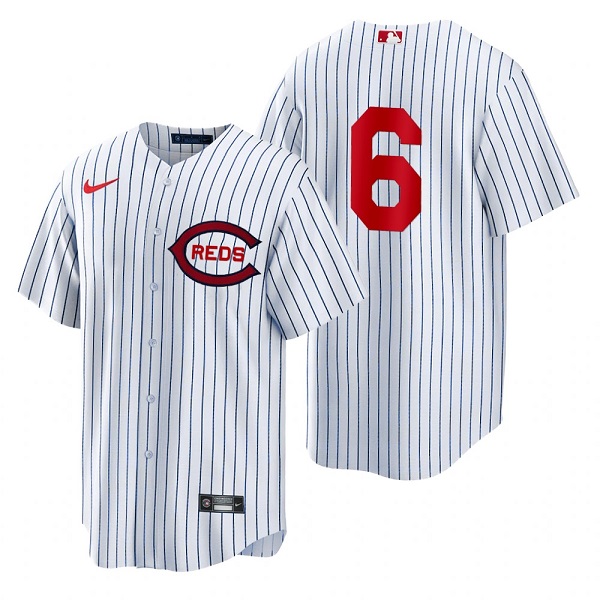 Men's Cincinnati Reds #6 Jonathan India 2022 White Field Of Dreams Stitched Baseball Jersey Men's Cincinnati Reds #6 Jonathan India 2022 White Field Of Dreams Stitched Baseball Jersey