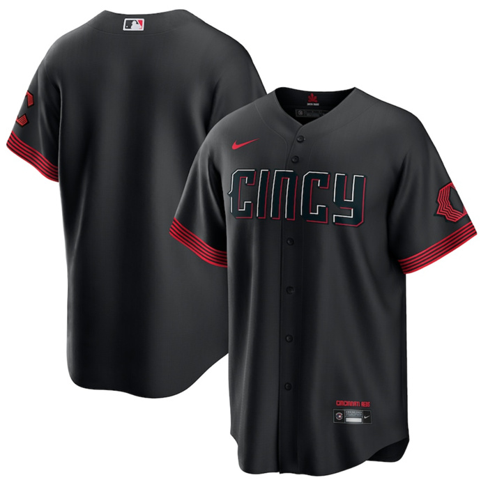 Men's Cincinnati Reds Blank 2023 City Connect Cool Base Stitched Baseball Jersey Men's Cincinnati Reds Blank 2023 City Connect Cool Base Stitched Baseball Jersey