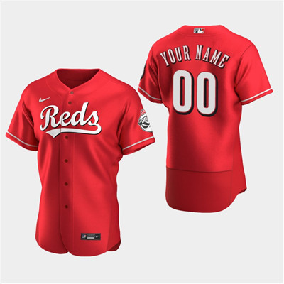 Men's Cincinnati Reds Custom Alternate Flexbase Jersey Men's Cincinnati Reds Custom Alternate Flexbase Jersey