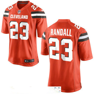 Men's Cleveland Browns #23 Damarious Randall Orange Alternate Stitched NFL Nike Game Jersey Men's Cleveland Browns #23 Damarious Randall Orange Alternate Stitched NFL Nike Game Jersey