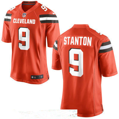 Men's Cleveland Browns #9 Drew Stanton Orange Alternate Stitched NFL Nike Game Jersey Men's Cleveland Browns #9 Drew Stanton Orange Alternate Stitched NFL Nike Game Jersey
