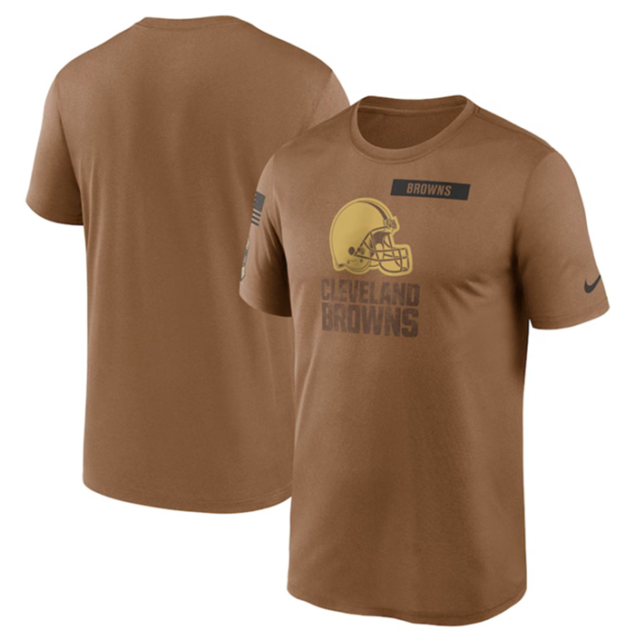 Men's Cleveland Browns 2023 Brown Salute To Service Legend Performance T-Shirt Men's Cleveland Browns 2023 Brown Salute To Service Legend Performance T-Shirt