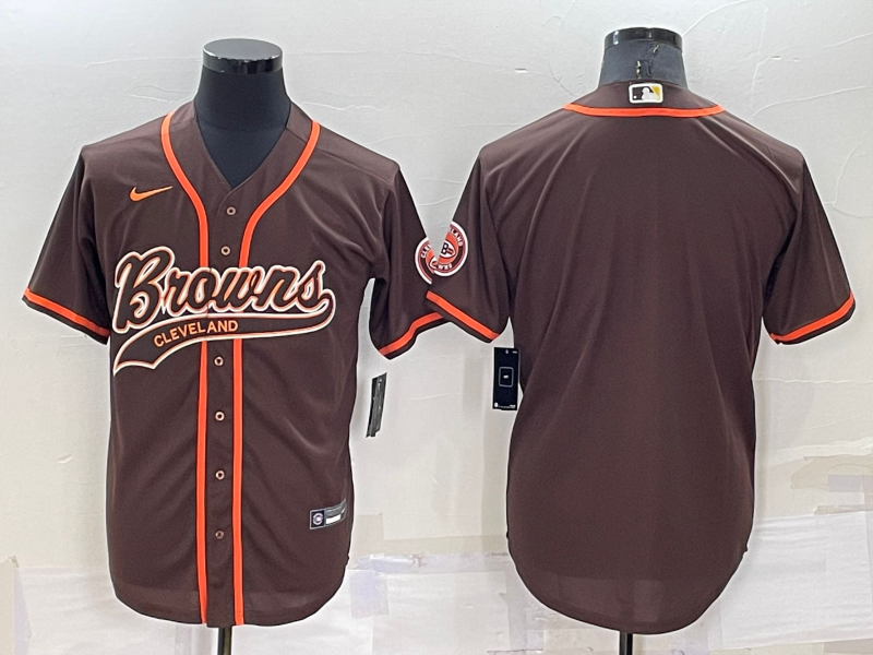 Men's Cleveland Browns Blank Brown Stitched Jersey Men's Cleveland Browns Blank Brown Stitched Jersey