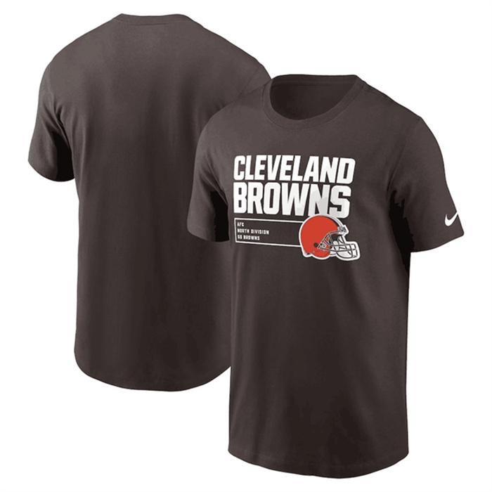 Men's Cleveland Browns Brown Division Essential T-Shirt Men's Cleveland Browns Brown Division Essential T-Shirt