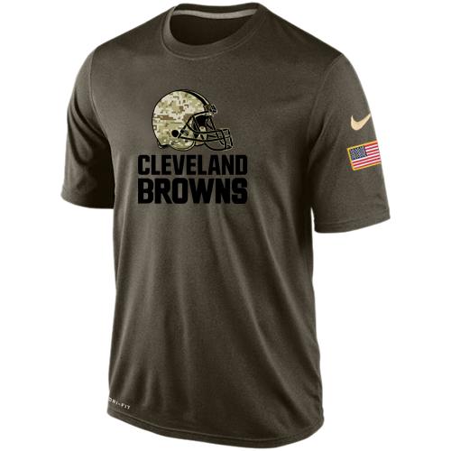 Men's Cleveland Browns Salute To Service Nike Dri-FIT T-Shirt Men's Cleveland Browns Salute To Service Nike Dri-FIT T-Shirt