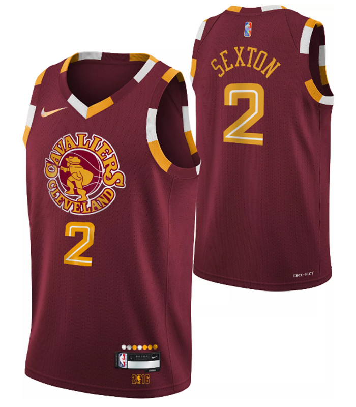 Men's Cleveland Cavaliers #2 Collin Sexton Red 2021 2022 75th Anniversary City Edition Swingman Stitched Jersey Men's Cleveland Cavaliers #2 Collin Sexton Red 2021 2022 75th Anniversary City Edition Swingman Stitched Jersey