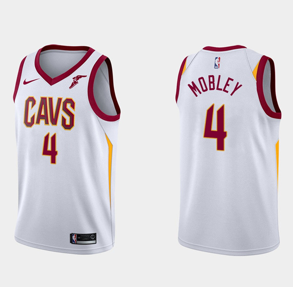Men's Cleveland Cavaliers #4 Evan Mobley White Association Edition Stitched Basketball Jersey Men's Cleveland Cavaliers #4 Evan Mobley White Association Edition Stitched Basketball Jersey