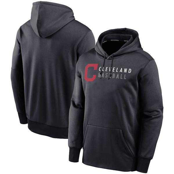 Men's Cleveland Guardians Black Hoodie Men's Cleveland Guardians Black Hoodie