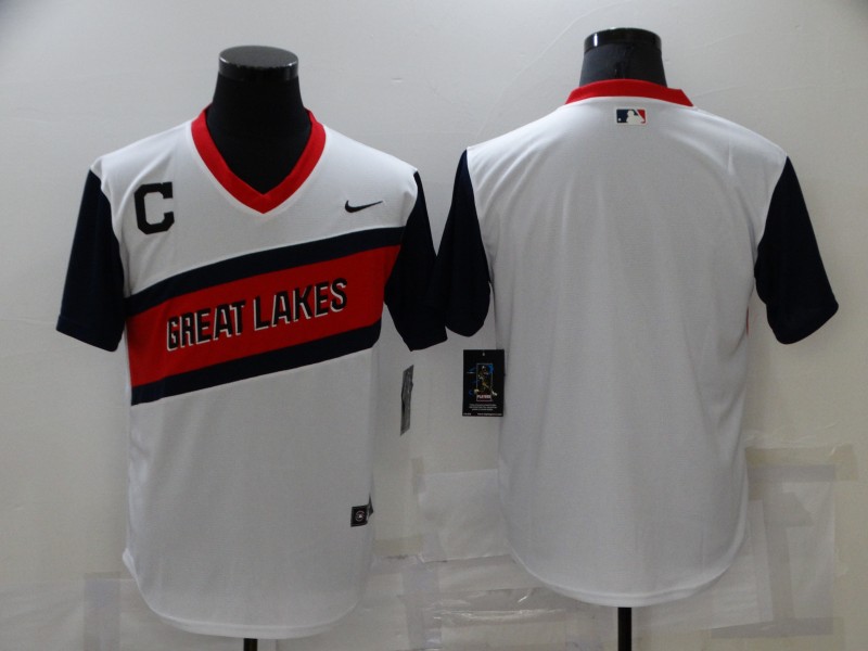Men's Cleveland Indians Blank White 2021 Little League Classic Stitched Nike Jersey Men's Cleveland Indians Blank White 2021 Little League Classic Stitched Nike Jersey