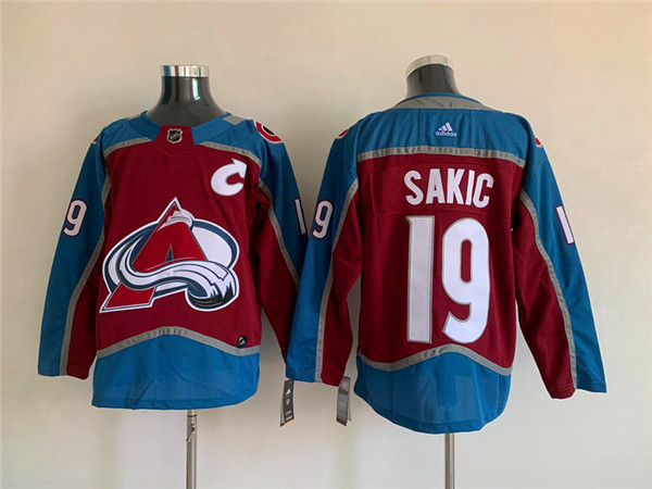 Men's Colorado Avalanche #19 Joe Sakic Burgundy Stitched Jersey Men's Colorado Avalanche #19 Joe Sakic Burgundy Stitched Jersey