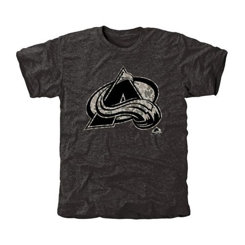 Men's Colorado Avalanche Black Rink Warrior T-Shirt Men's Colorado Avalanche Black Rink Warrior T-Shirt