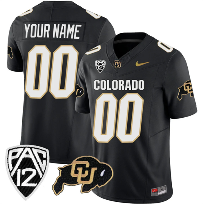Men's Colorado Buffaloes Active Player Custom Black 2023 F.U.S.E. Stitched Football Jersey Men's Colorado Buffaloes Active Player Custom Black 2023 F.U.S.E. Stitched Football Jersey