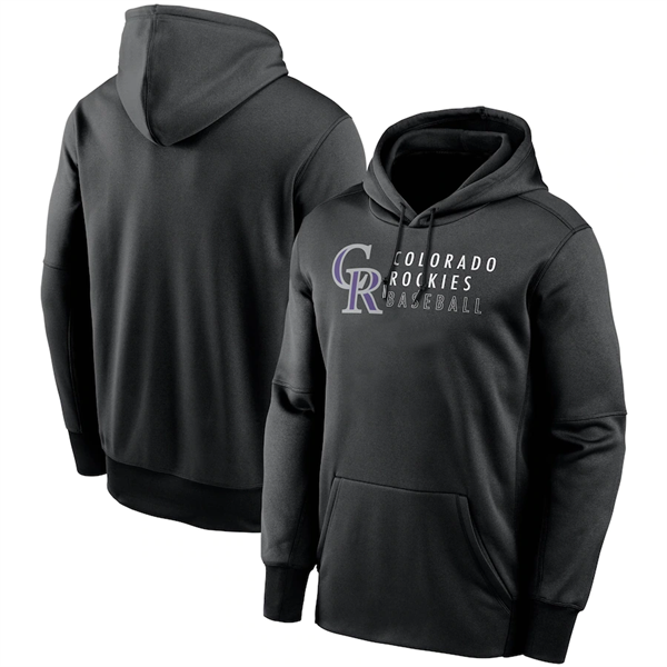 Men's Colorado Rockies Black Hoodie Men's Colorado Rockies Black Hoodie