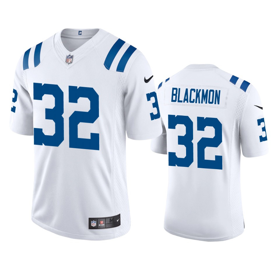 Men's Colts #32 Julian Blackmon White Vapor Limited Jersey Men's Colts #32 Julian Blackmon White Vapor Limited Jersey
