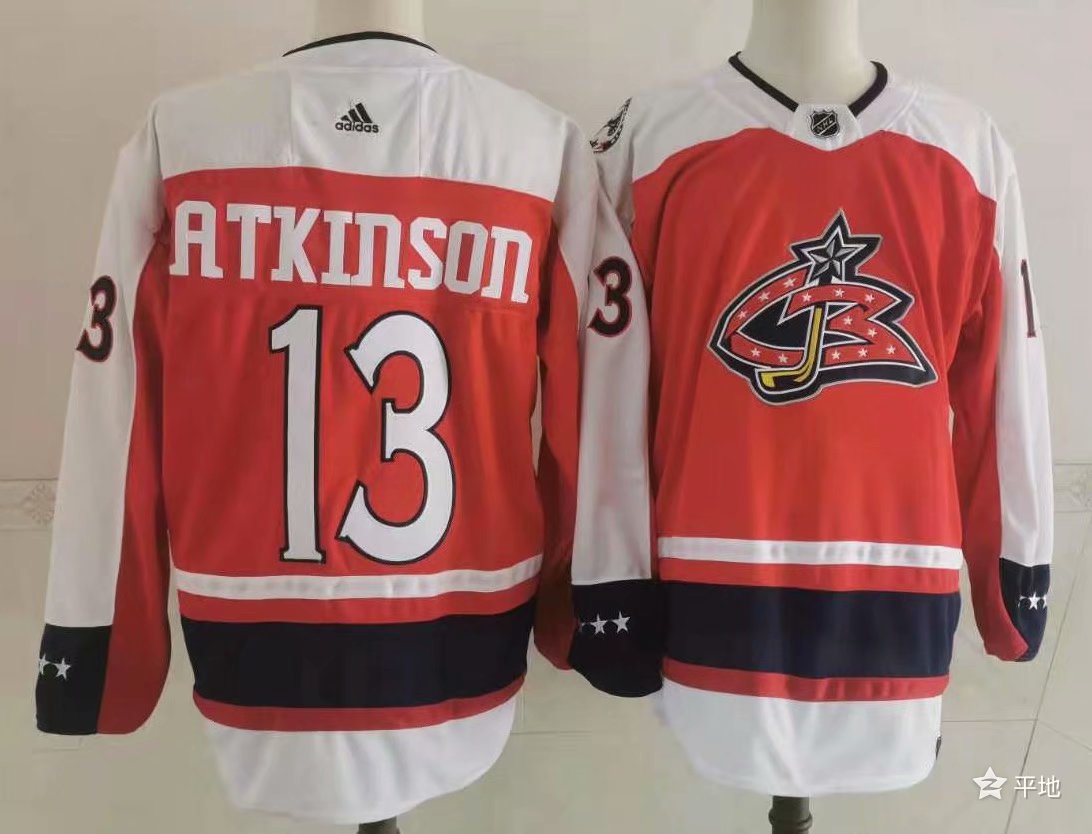 Men's Columbus Blue Jackets #13 Cam Atkinson Orange 2021 Retro Stitched NHL Jersey Men's Columbus Blue Jackets #13 Cam Atkinson Orange 2021 Retro Stitched NHL Jersey