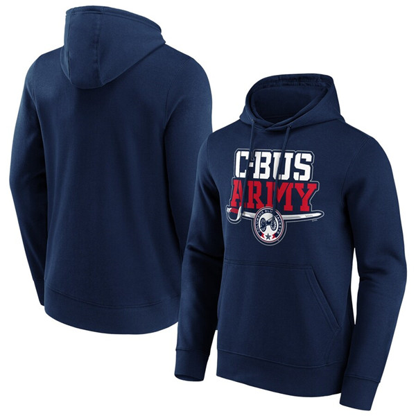 Men's Columbus Blue Jackets Navy Hometown Graphic HoodieS