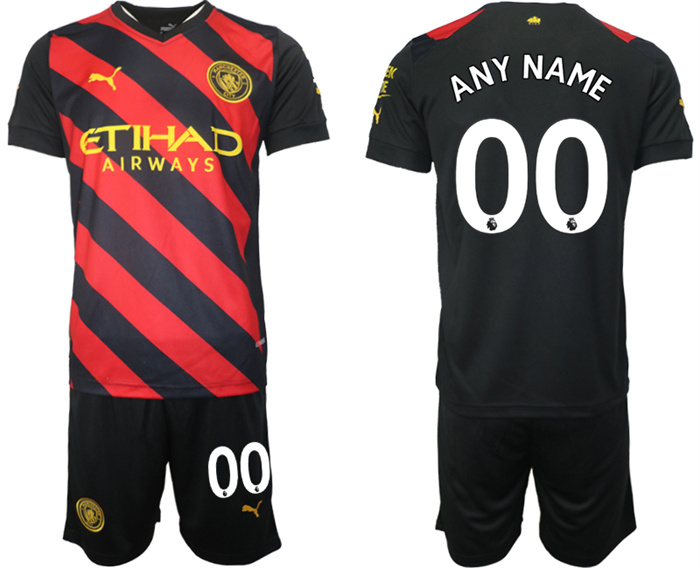 Men's Custom Manchester City Away Jersey any name