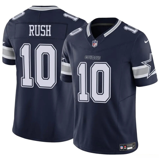 Men's Dallas Cowboys #10 Cooper Rush Navy 2023 F.U.S.E Vapor Untouchable Limited Stitched Football Jersey Men's Dallas Cowboys #10 Cooper Rush Navy 2023 F.U.S.E Vapor Untouchable Limited Stitched Football Jersey