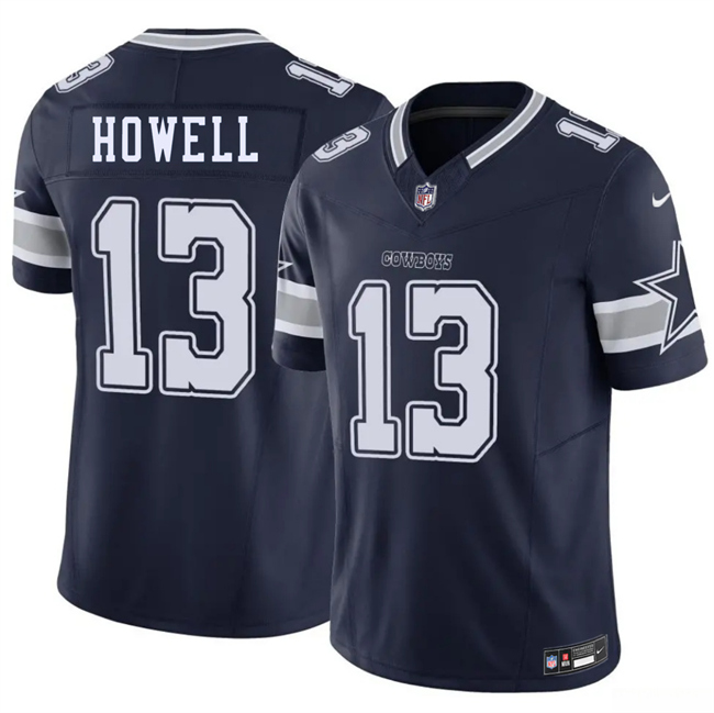 Men's Dallas Cowboys #13 Sam Howell Navy 2026 F.U.S.E Vapor Untouchable Limited Stitched Football Jersey Men's Dallas Cowboys #13 Sam Howell Navy 2026 F.U.S.E Vapor Untouchable Limited Stitched Football Jersey