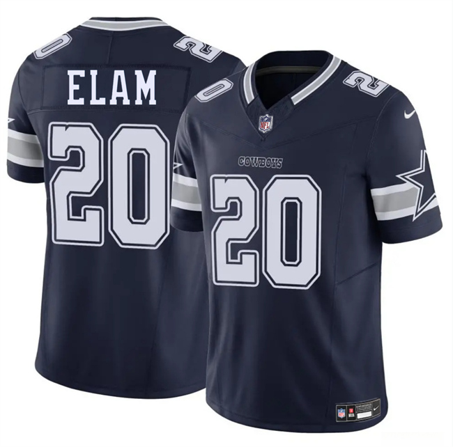 Men's Dallas Cowboys #20 Kaiir Elam Navy 2025 F.U.S.E Vapor Untouchable Limited Stitched Football Jersey Men's Dallas Cowboys #20 Kaiir Elam Navy 2025 F.U.S.E Vapor Untouchable Limited Stitched Football Jersey