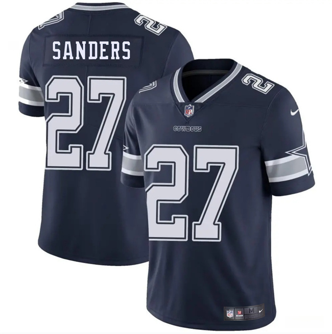 Men's Dallas Cowboys #27 Miles Sanders Navy Blue 2025 Vapor Untouchable Limited Stitched Football Jersey Men's Dallas Cowboys #27 Miles Sanders Navy Blue 2025 Vapor Untouchable Limited Stitched Football Jersey