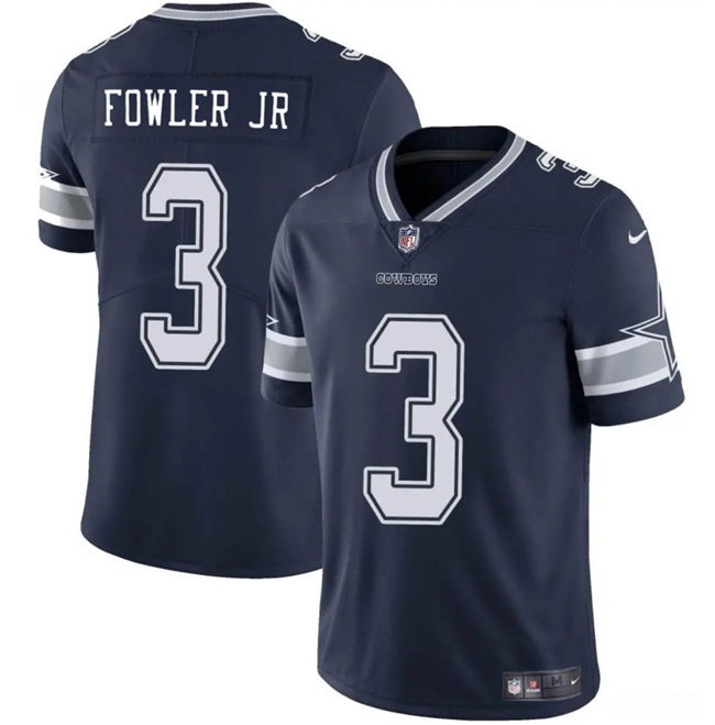 Men's Dallas Cowboys #3 Dante Fowler JR Navy Blue 2025 Vapor Untouchable Limited Stitched Football Jersey Men's Dallas Cowboys #3 Dante Fowler JR Navy Blue 2025 Vapor Untouchable Limited Stitched Football Jersey