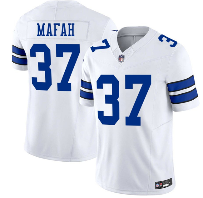 Men's Dallas Cowboys #37 Phil Mafah White 2025 F.U.S.E Vapor Untouchable Limited Stitched Football Jersey Men's Dallas Cowboys #37 Phil Mafah White 2025 F.U.S.E Vapor Untouchable Limited Stitched Football Jersey