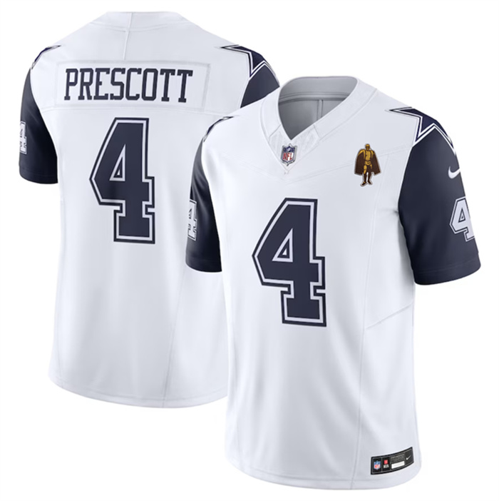 Men's Dallas Cowboys #4 Dak Prescott Navy 2023 F.U.S.E. With Walter Payton Patch Alternate Vapor Limited Stitched Football Jersey Men's Dallas Cowboys #4 Dak Prescott Navy 2023 F.U.S.E. With Walter Payton Patch Alternate Vapor Limited Stitched Football Jersey