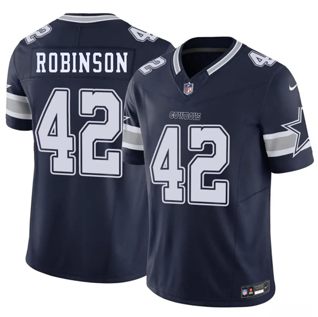 Men's Dallas Cowboys #42 Curtis Robinson Navy 2026 F.U.S.E Vapor Untouchable Limited Stitched Football Jersey Men's Dallas Cowboys #42 Curtis Robinson Navy 2026 F.U.S.E Vapor Untouchable Limited Stitched Football Jersey
