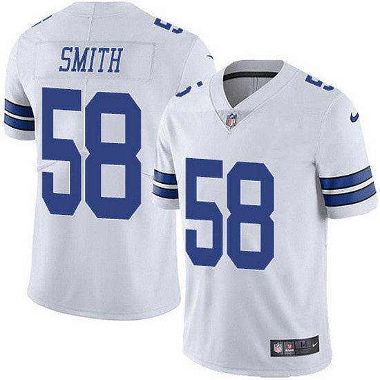 Men's Dallas Cowboys #58 Mazi Smith White Vapor Untouchable Stitched Football Jersey Men's Dallas Cowboys #58 Mazi Smith White Vapor Untouchable Stitched Football Jersey