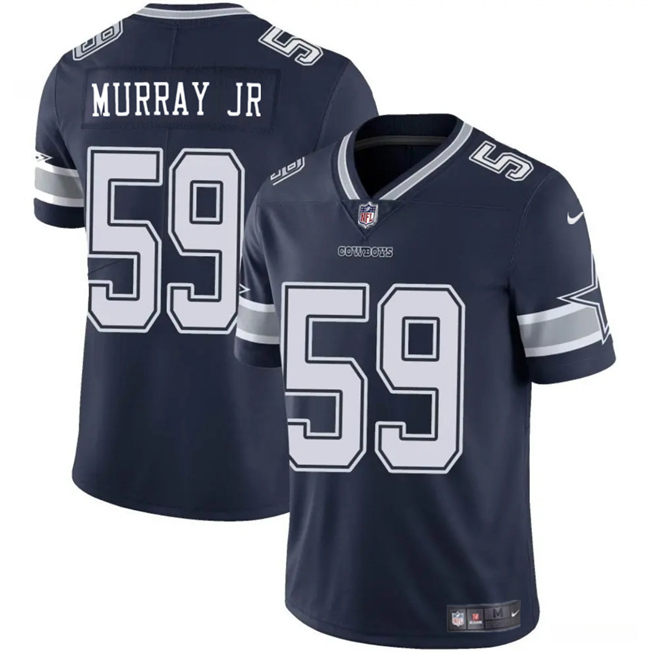 Men's Dallas Cowboys #59 Kenneth Murray JR Navy Blue 2025 Vapor Untouchable Limited Stitched Football Jersey Men's Dallas Cowboys #59 Kenneth Murray JR Navy Blue 2025 Vapor Untouchable Limited Stitched Football Jersey