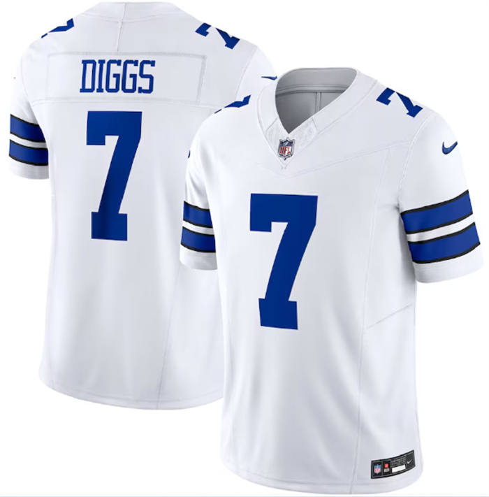 Men's Dallas Cowboys #7 Trevon Diggs White 2023 F.U.S.E. Limited Stitched Football Jersey Men's Dallas Cowboys #7 Trevon Diggs White 2023 F.U.S.E. Limited Stitched Football Jersey