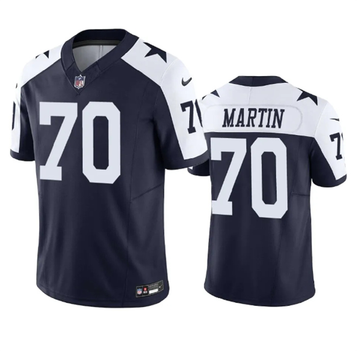 Men's Dallas Cowboys #70 Zack Martin Navy 2023 F.U.S.E. Vapor Limited Stitched Football Jersey Men's Dallas Cowboys #70 Zack Martin Navy 2023 F.U.S.E. Vapor Limited Stitched Football Jersey
