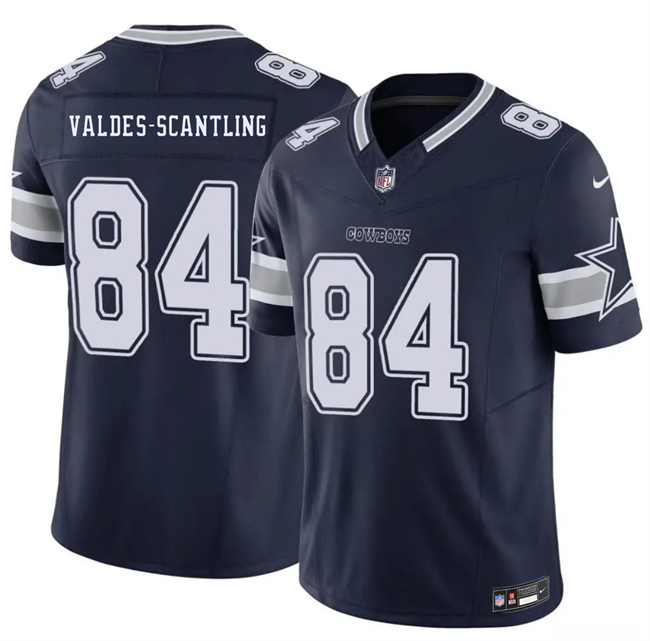 Men's Dallas Cowboys #84 Marquez Valdes-Scantling Navy 2026 F.U.S.E Vapor Untouchable Limited Stitched Football Jersey Men's Dallas Cowboys #84 Marquez Valdes-Scantling Navy 2026 F.U.S.E Vapor Untouchable Limited Stitched Football Jersey