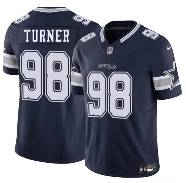Men's Dallas Cowboys #98 Payton Turner Navy 2025 F.U.S.E Vapor Untouchable Limited Stitched Football Jersey Men's Dallas Cowboys #98 Payton Turner Navy 2025 F.U.S.E Vapor Untouchable Limited Stitched Football Jersey