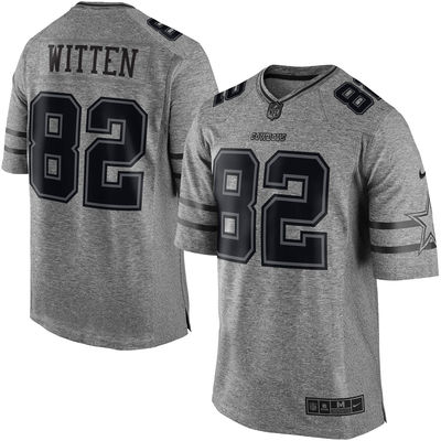 Men's Dallas Cowboys 82 Jason Witten Nike Gray Gridiron Gray Limited Jersey Men's Dallas Cowboys 82 Jason Witten Nike Gray Gridiron Gray Limited Jersey
