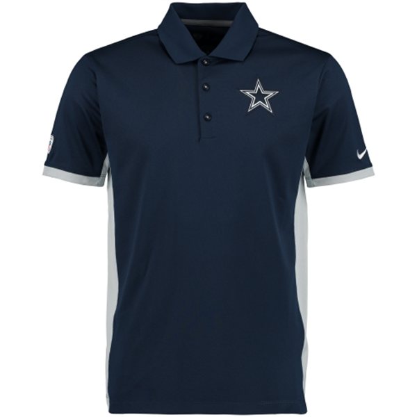 Men's Dallas Cowboys Nike Navy Team Issue Performance Polo