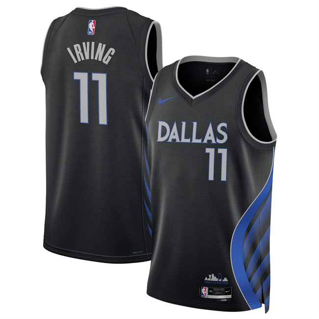 Men's Dallas Mavericks #11 Kyrie Irving Black 2025 26 City Edition Stitched Basketball Jersey Men's Dallas Mavericks #11 Kyrie Irving Black 2025 26 City Edition Stitched Basketball Jersey