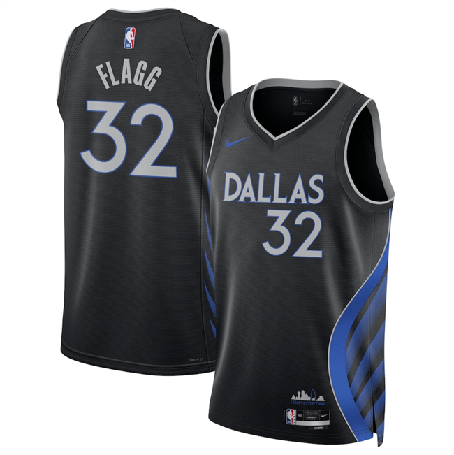 Men's Dallas Mavericks #32 Cooper Flagg Black 2025 26 City Edition Stitched Basketball Jersey Men's Dallas Mavericks #32 Cooper Flagg Black 2025 26 City Edition Stitched Basketball Jersey