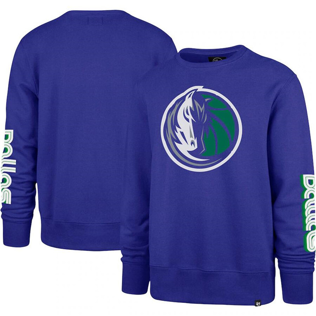 Men's Dallas Mavericks '47 Purple 2022 23 City Edition Two-Peat Headline Pullover Sweatshirt Men's Dallas Mavericks '47 Purple 2022 23 City Edition Two-Peat Headline Pullover Sweatshirt