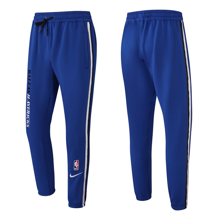 Men's Dallas Mavericks Blue Performance Showtime Basketball Pants Men's Dallas Mavericks Blue Performance Showtime Basketball Pants